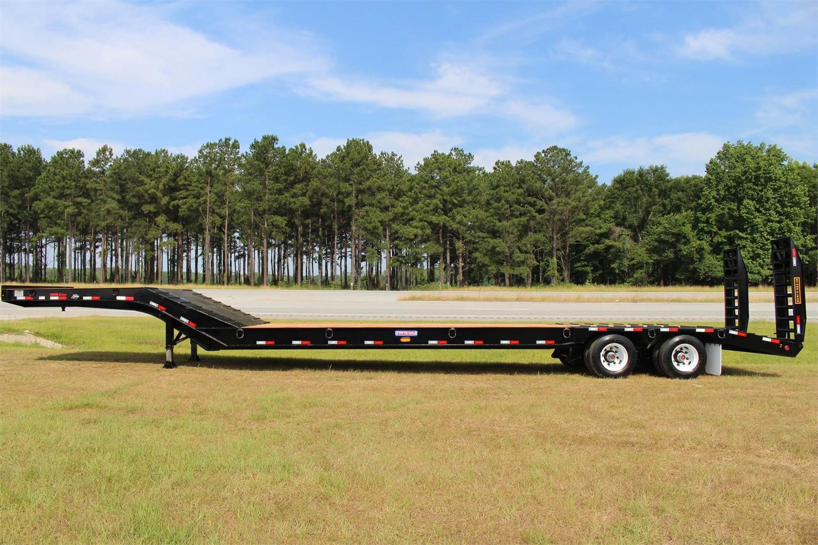 2024 Pitts LB3533CS Spring Ramps Lowboy Trailer For Sale Lakeland, FL PILB3533CSTAM