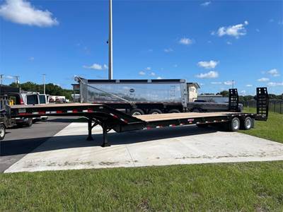 Pitts LB35-33CS Lowboy Trailer