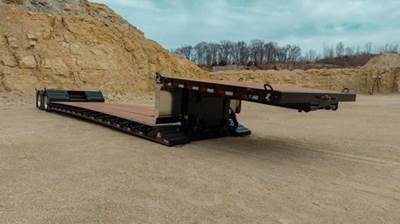 XL Specialized XL 80 MFG 48x102 Tandem Axle Steel Lowboy Trailer - Air Ride, Fixed Axle