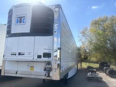 Stoughton PURE BLUE W/ THERMO KING S600 Reefer Trailer