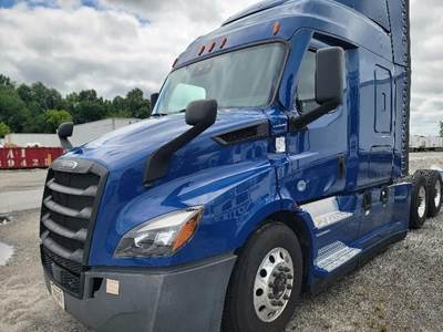 Freightliner Cascadia 116 Sleeper Semi Truck - Mid Roof Sleeper, Detroit 410HP, 12 Speed Dt12 Amt