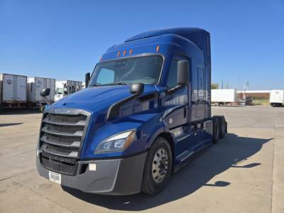 Freightliner Cascadia 116 Sleeper Semi Truck - 60" Mid Roof Sleeper, Detroit 450HP, 12 Speed Dt12 Amt