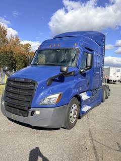 Freightliner Cascadia 116 Sleeper Semi Truck - 60" Mid Roof Sleeper, Detroit 450HP, 12 Speed Dt12 Amt