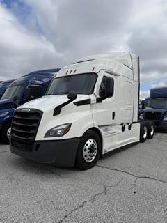 Freightliner Cascadia 116 Sleeper Semi Truck - 60" Mid Roof Sleeper, Detroit 450HP, 12 Speed Dt12 Amt