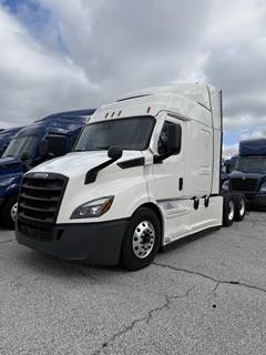 Freightliner Cascadia 116 Sleeper Semi Truck - 60" Mid Roof Sleeper, Detroit 450HP, 12 Speed Dt12 Amt