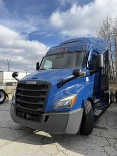 Freightliner Cascadia 116 Sleeper Semi Truck - 60" Mid Roof Sleeper, Detroit 450HP, 12 Speed Dt12 Amt