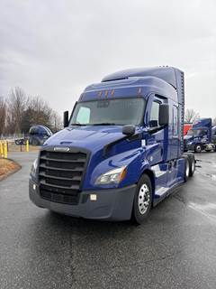 Freightliner Cascadia 116 Sleeper Semi Truck - 60" Mid Roof Sleeper, Detroit 450HP, 12 Speed Dt12 Amt
