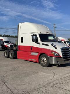 Freightliner Cascadia 126 Sleeper Semi Truck - 72" Raised Roof Sleeper, Detroit 455HP, 12 Speed Dt12 Amt