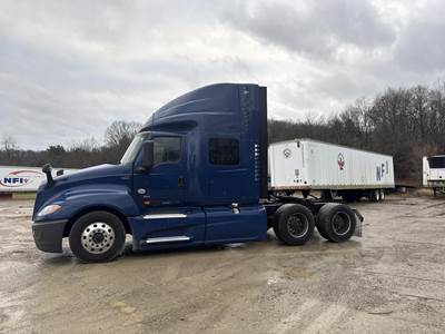 International LT Sleeper Semi Truck - 56" Mid Roof Sleeper, A26 410HP, 12 Speed Smart Advantage Amt