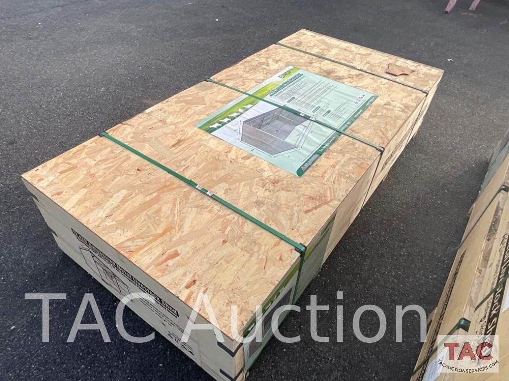 New 12ft X 20ft Metal Livestock Shed Location Near Waycross Ga Stock