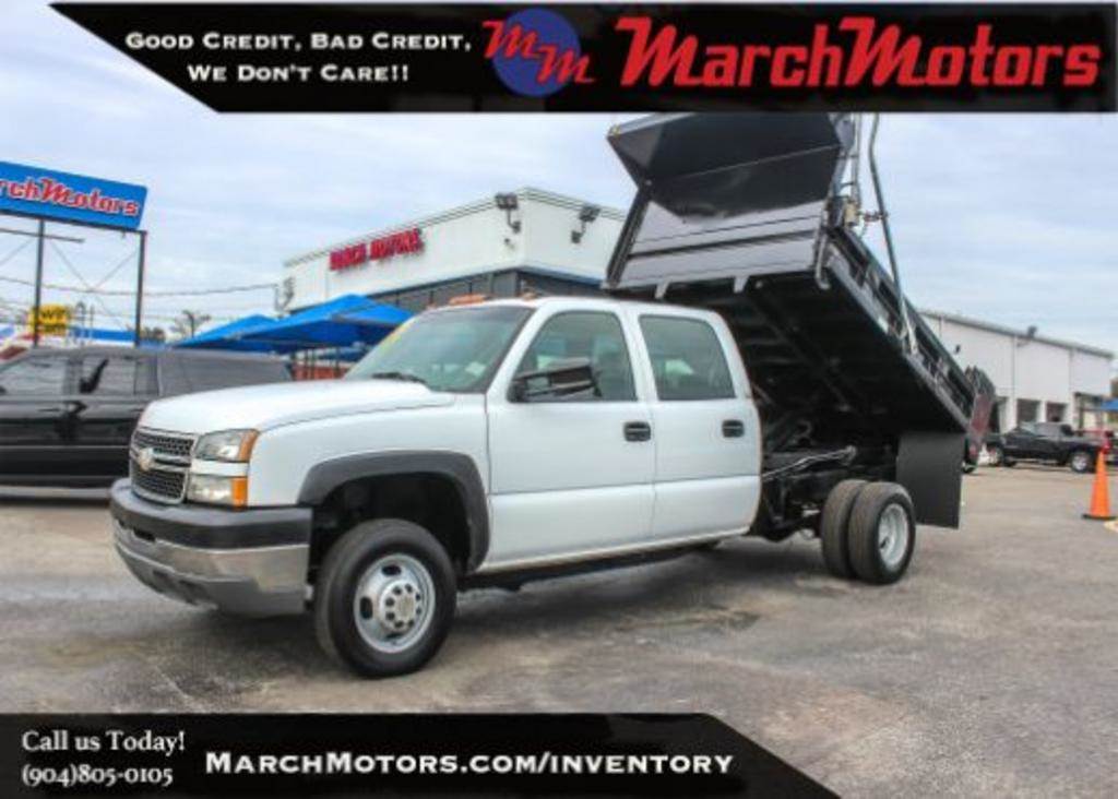 March Motors Jacksonville Fl >> 2005 Chevrolet 3500 Crew Cab 2wd Dump Truck For Sale 107 764 Miles Jacksonville Fl 11588 Mylittlesalesman Com March Motors Jacksonville Fl >> 2005 Chevrolet 3500 Crew Cab 2wd Dump Truck For Sale 107 764 Miles Jacksonville Fl 11588 Mylittlesalesman Com
