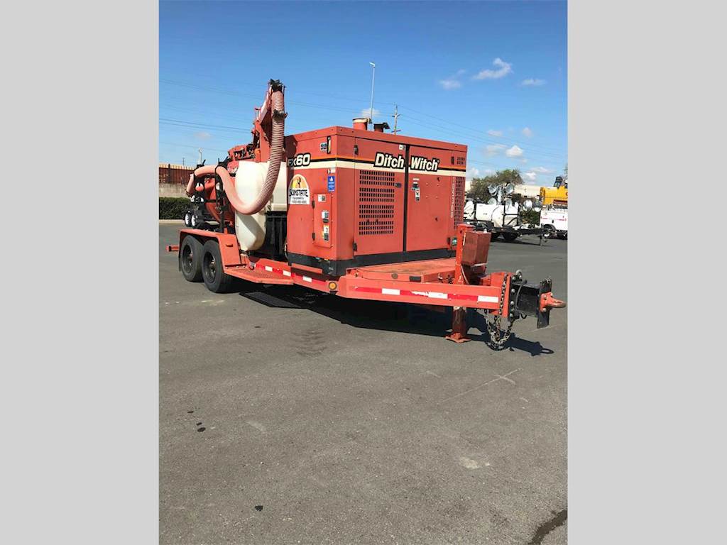 2012 Ditch Witch FX60 Trailer800 Gallon Vac W/25' Hose 2 Axle For Sale