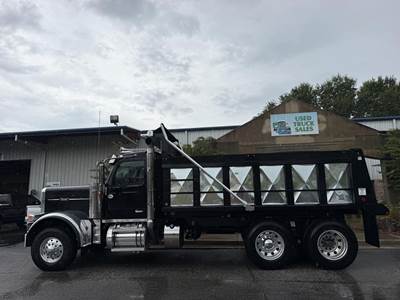 Peterbilt 589 Dump Truck - Cummins 565HP, 18 Speed Ultrashift Plus Amt
