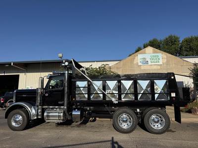 Peterbilt 589 Dump Truck - Cummins 565HP, 18 Speed Ultrashift Plus Amt
