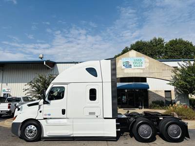 Freightliner Cascadia 126 Sleeper Semi Truck - Raised Roof Sleeper, Detroit 455HP, 12 Speed Dt12 Automatic