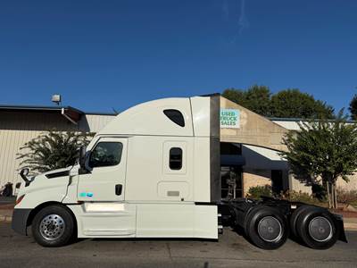 Freightliner Cascadia 126 Sleeper Semi Truck - Raised Roof Sleeper, Detroit 455HP, 12 Speed Dt12 Automatic