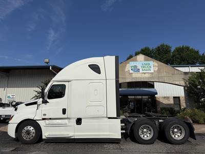 Freightliner Cascadia 126 Sleeper Semi Truck - 72" Raised Roof Sleeper, Detroit 455HP, 12 Speed Dt12 Amt