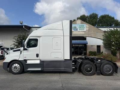 Freightliner Cascadia 126 Sleeper Semi Truck - 72" Mid Roof Sleeper, Detroit 455HP, 12 Speed Dt12 Amt
