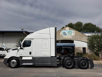 Freightliner Cascadia 126 Sleeper Semi Truck - 72" Mid Roof Sleeper, Detroit 455HP, 12 Speed Dt12 Amt