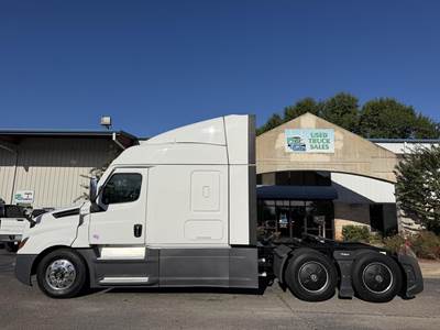 Freightliner Cascadia 126 Sleeper Semi Truck - 72" Mid Roof Sleeper, Detroit 455HP, 12 Speed Dt12 Amt