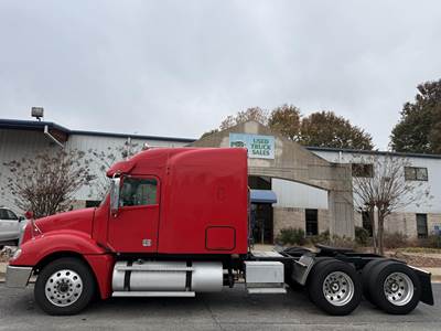 Freightliner Columbia 120 Sleeper Semi Truck - 70" Mid Roof Sleeper, Detroit 470HP, 10 Speed Manual