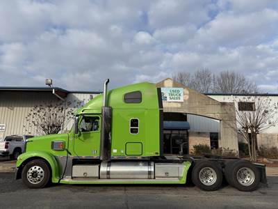 Freightliner Coronado 132 Sleeper Semi Truck - 72" Raised Roof Sleeper, Detroit 500HP, 13 Speed Manual