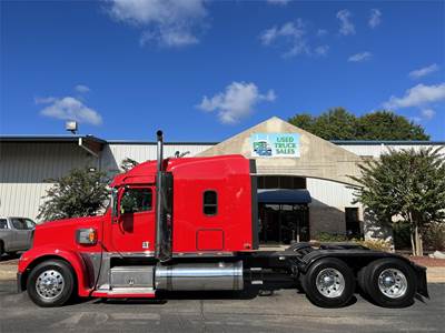 Freightliner Coronado 132 Sleeper Semi Truck - 80" Mid Roof Sleeper, Detroit 500HP, 13 Speed Manual