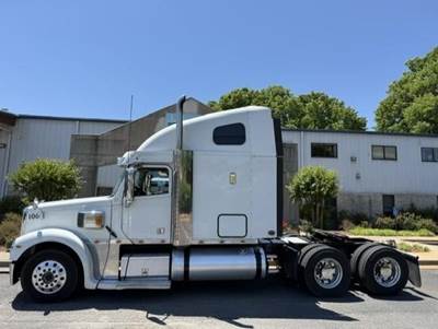 Freightliner Coronado 132 Sleeper Semi Truck - 70" Raised Roof Sleeper, Detroit 500HP, 13 Speed Manual