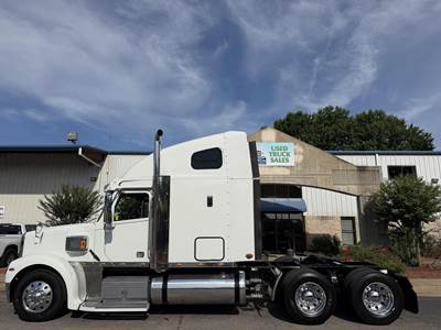 Freightliner Coronado 132 Sleeper Semi Truck - 70" Raised Roof Sleeper, Detroit 500HP, 13 Speed Manual