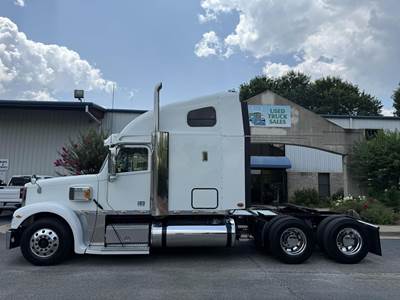 Freightliner Coronado 132 Sleeper Semi Truck - 70" Raised Roof Sleeper, Detroit 500HP, 13 Speed Manual
