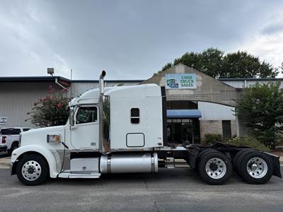 Freightliner Coronado 132 Sleeper Semi Truck - 86" Mid Roof Sleeper, Detroit 500HP, 13 Speed Manual