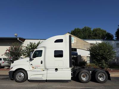 International LT Sleeper Semi Truck - 73" Raised Roof Sleeper, Cummins 450HP, 12 Speed Endurant Amt