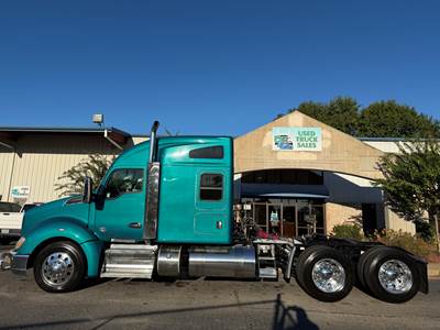 Kenworth T680 Sleeper Semi Truck - 70" Mid Roof Sleeper, Cummins 450HP, 12 Speed Endurant Automatic