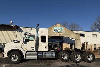 Kenworth T880 Tri Axle Sleeper Semi Truck - 52" Mid Roof Sleeper, Cummins 565HP, 18 Speed Manual