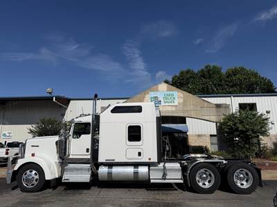 Kenworth W900L Sleeper Semi Truck - 86" Raised Roof Sleeper, Caterpillar 550HP, 18 Speed Manual