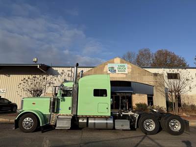 Peterbilt 389 Sleeper Semi Truck - 70" Mid Roof Sleeper, Cummins 565HP, 18 Speed Manual
