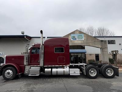 Peterbilt 389 Sleeper Semi Truck - Mid Roof Sleeper, Cummins 565HP, 18 Speed Manual
