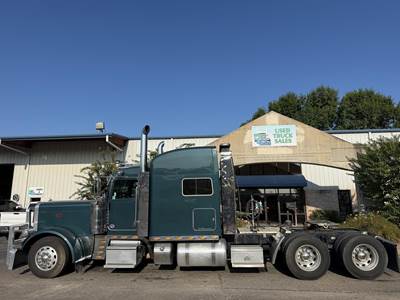 Peterbilt 389 Sleeper Semi Truck - 80" Mid Roof Sleeper, Cummins 565HP, 18 Speed Manual