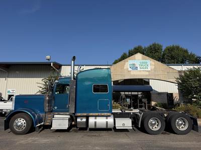 Peterbilt 389 Sleeper Semi Truck - 80" Mid Roof Sleeper, Cummins 565HP, 18 Speed Manual