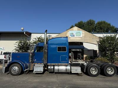 Peterbilt 389 Sleeper Semi Truck - 80" Mid Roof Sleeper, Cummins 565HP, 18 Speed Manual