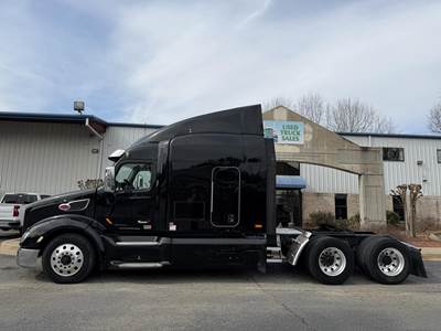Peterbilt 579 Sleeper Semi Truck - 70" Raised Roof Sleeper, Detroit 500HP, 13 Speed Manual