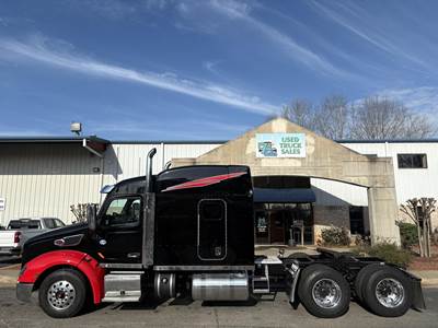 Peterbilt 579 Sleeper Semi Truck - 80" Mid Roof Sleeper, Cummins 450HP, 10 Speed Manual