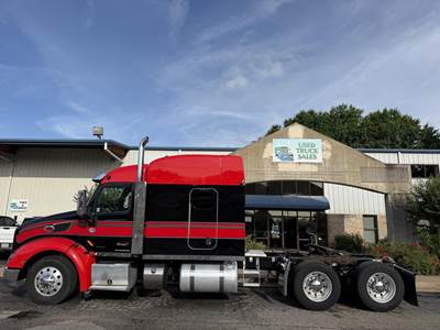 Peterbilt 579 Sleeper Semi Truck - 80" Mid Roof Sleeper, Cummins 450HP, 10 Speed Manual