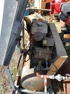 Engine-driven air compressor