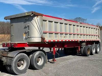 2004 Trailking AFRM36 36' Tri-Axle Aluminum Dump Trailer