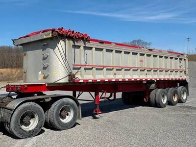 2002 Trailking AFRM36 36' Tri-Axle Aluminum Dump Trailer