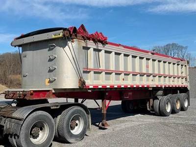 2005 Trailking AFRM36 36' Tri-Axle Aluminum Dump Trailer