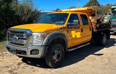 2011 FORD Model F-450XLT Super Duty Crew Cab Dump Truck