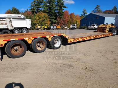 2008 Globe Lowboy 50 Ton Detachable Neck Trailer