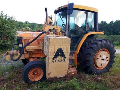 1998 John Deere 6400 2WD Tractor w/Alamo Boom Mower